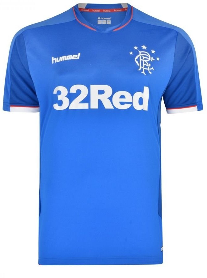 Camisa oficial Hummel Rangers FC 2018 2019 I jogador